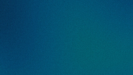 Grainy deep blue to teal gradient background texture with dark minimal noise effect for modern abstract design use.
