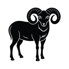 Ram vector silhouette