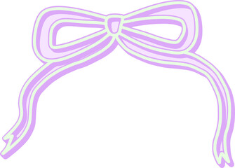 Pastel Ribbon – Hand Drawn Celebration Icons for Planners and Scrapbooks