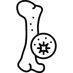 Bone Infection Icon