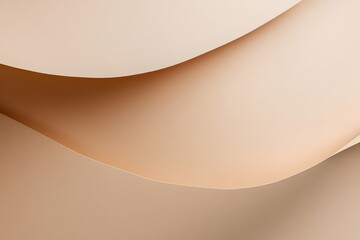 Photo of a beige cardboard background, ideal for product photography. Web banner with copy space on the righ