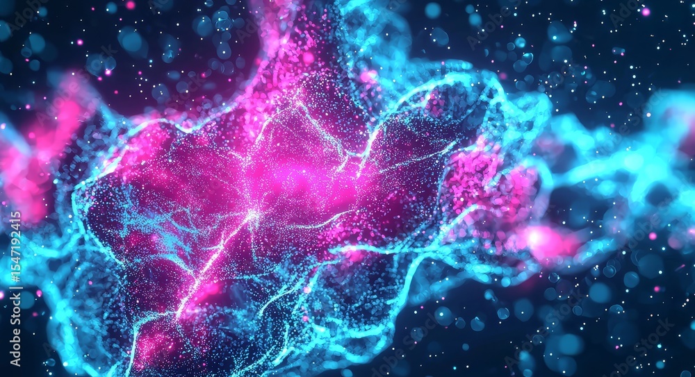 Aufkleber vibrant abstract background with colorful patterns