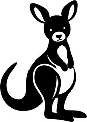 kangaroo vector illustration