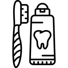 Oral Health Kit Icon