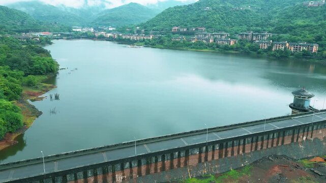 Lavasa dam and lavasa city of India