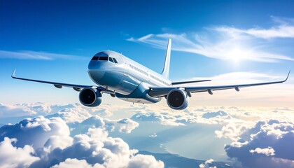 Obraz premium Photo of a jet flying in the sky