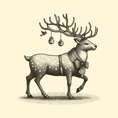 deer vector illustration