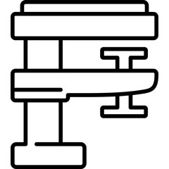 Fototapeta premium Bar Clamp Icon