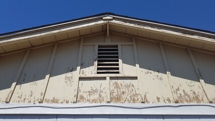 Home Improvement, Run Down Peeling Paint on Wood, Prep Work and Painting
