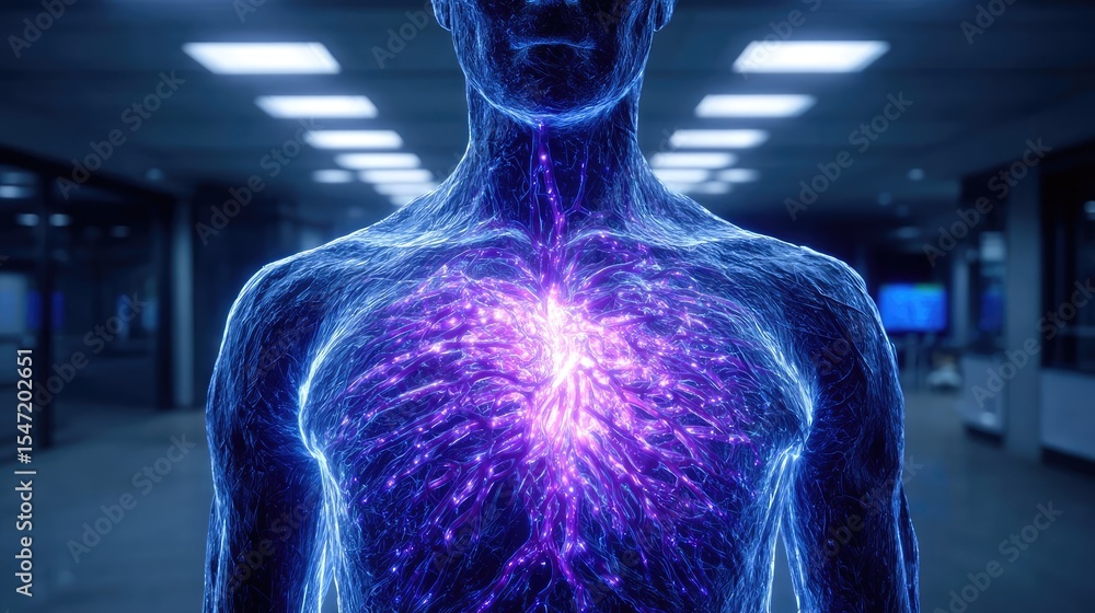 Poster bile flow disruption with gallbladder function decline concept. visualization of human anatomy showc