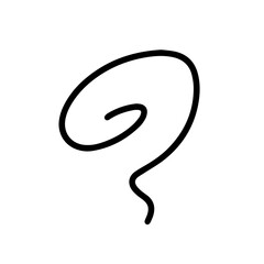 Image icons of worry and dissatisfaction. Icon illustration of mopey and stressed emotions. Hand drawn vector illustration.