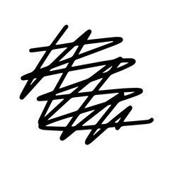 Image icons of worry and dissatisfaction. Icon illustration of mopey and stressed emotions. Hand drawn vector illustration.