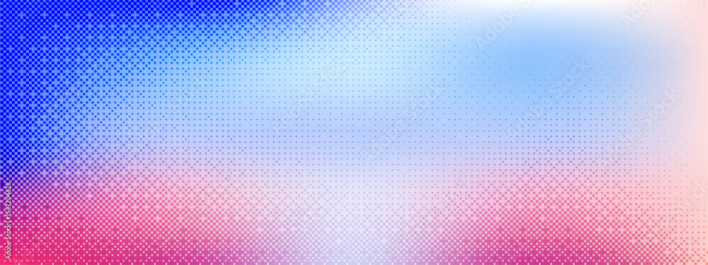 Poster retro pixel art with bitmap arrangement and gradient overlay. a universal digital background for tec