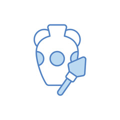 Artifact Label Icon vector stock illustration