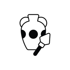 Artifact Label Icon vector stock illustration