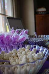 close up of a wedding cake