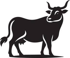 Cow vector silhouette