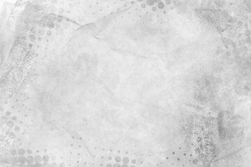 Abstract gray grunge background with halftone elements