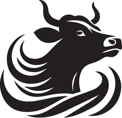 Cow vector silhouette