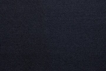 Close-up Texture of Black Felt Fabric