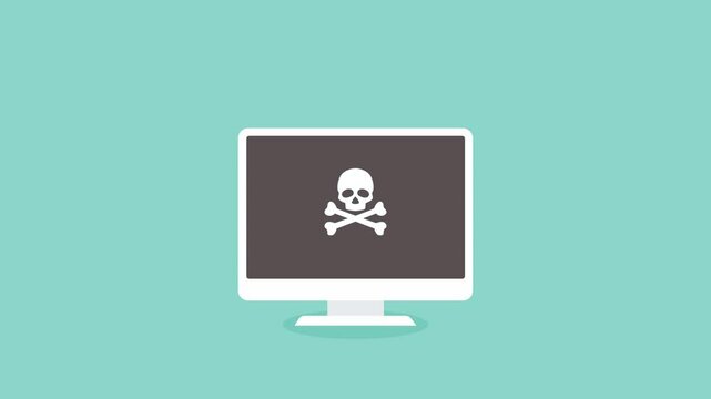 Animation of Phishing login and password on fishing hook. animated Video Concept of Internet and network security. Hacking online scam on computer