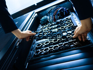 Server Maintenance with Network Equipment