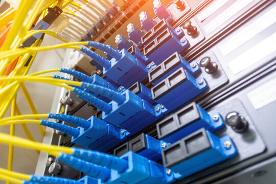 Fiber Optic Cables and Network Equipment