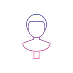 Sculpture Icon vector stock illustration