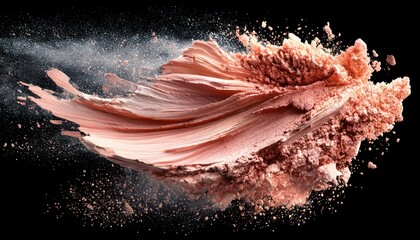 Peach powder explosion