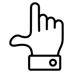 Hand Point Up Icon