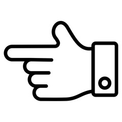 Hand Point Left Icon