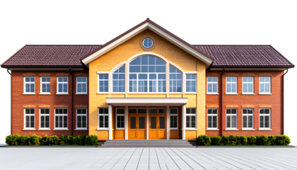  Elementary or High School Building Transparent Background PNG