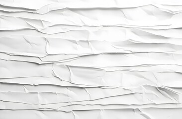 A high-resolution, monochrome texture of white paper with horizontal lines. The background is white and has the appearance of stacked sheets or pages from an open book.