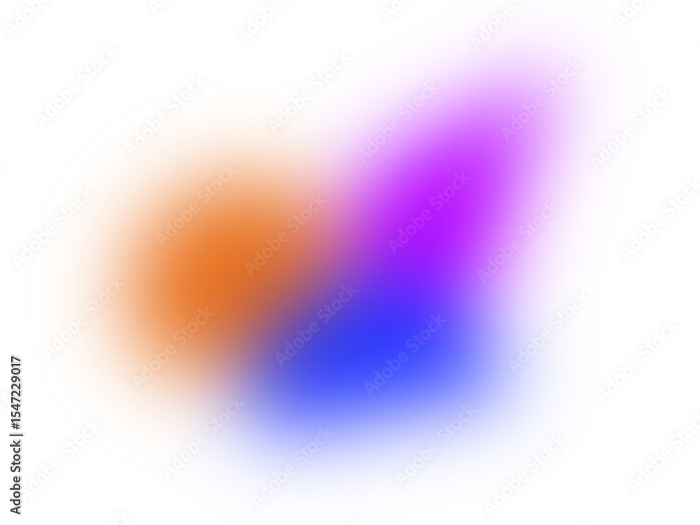 Poster abstract colorful overlapping shapes with vibrant gradients and dynamic composition