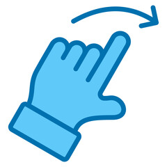 Hand Swipe Right Icon