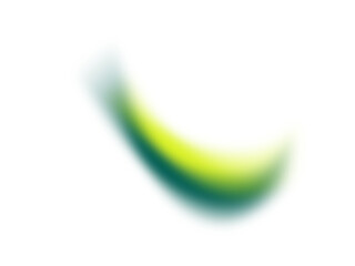 Abstract gradient shape with green and yellow colors against a black background design