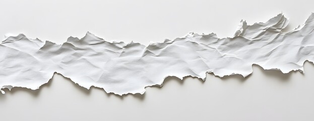 A single piece of white paper with two burned edges, creating an artistic border for text or images on the left side. The burning effect adds texture and detail to your design. 