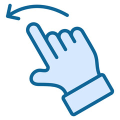 Hand Swipe Left Icon
