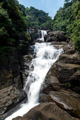 Fototapeta premium Borhill Waterfalls – Meghalaya, India