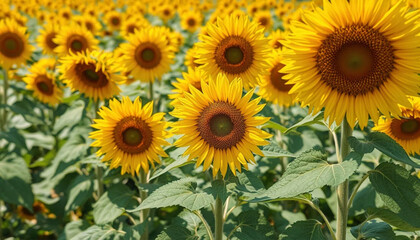 field of sunflowers