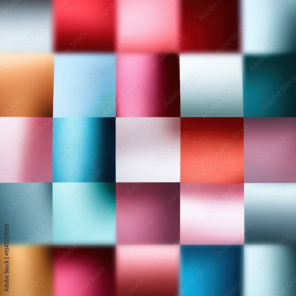 Aufkleber Digital Advisory Icon with Pixelated Mosaic and Blurred Edges Representing Content Restriction and Privacy Protection for Modern Web Security