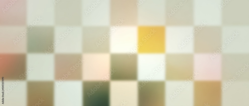 Poster Advisory Pixelated Mosaic Overlay with Blurred Checkered Pattern for Content Moderation and Privacy Protection in Digital Media and Information Control