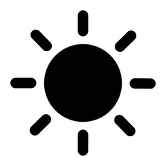 sun icon for illustration