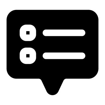 survey icon for illustration