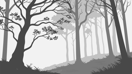 Serene Woodland Design Perfect for Branding and Logos