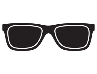 Fototapeta premium BEACH GLASSES SILHOUETTE 