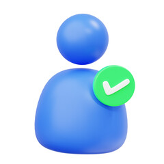 3D profile or account user icon. Add icon, and teamwork icon concept design set