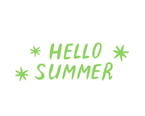 Obraz premium Happy summer greeting – green 