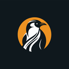 Majestic penguin logo