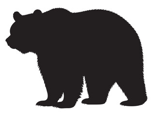 Fototapeta premium BEAR SILHOUETTE